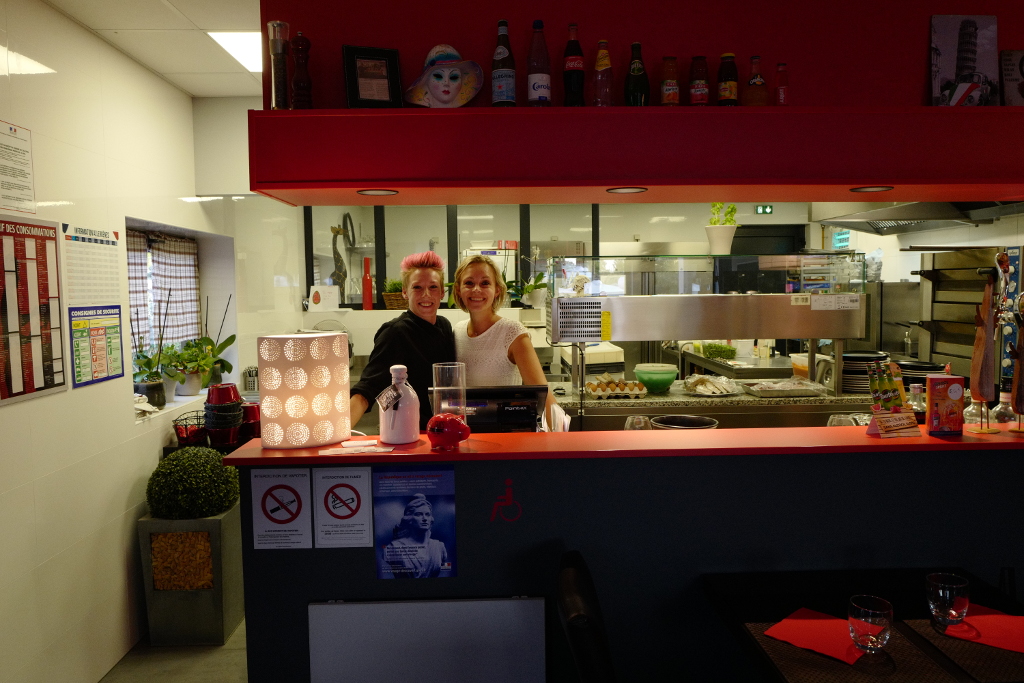 Aurelie et Elisabeth gérante pizzeria Casa Aurelisa Obernai